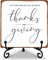 Let Our Lives Be Full Of Both Thanks And Giving Plaque Wooden Sign Table Decor